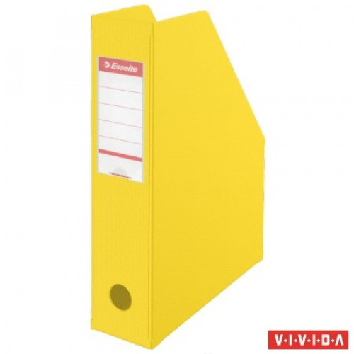 Iratpapucs PVC/karton 70mm lapraszerelt Esselte Vivida sárga