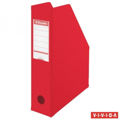 Iratpapucs PVC/karton 70mm lapraszerelt Esselte Vivida piros