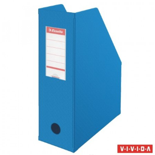Iratpapucs PVC/karton 100mm lapraszerelt Esselte Vivida kék