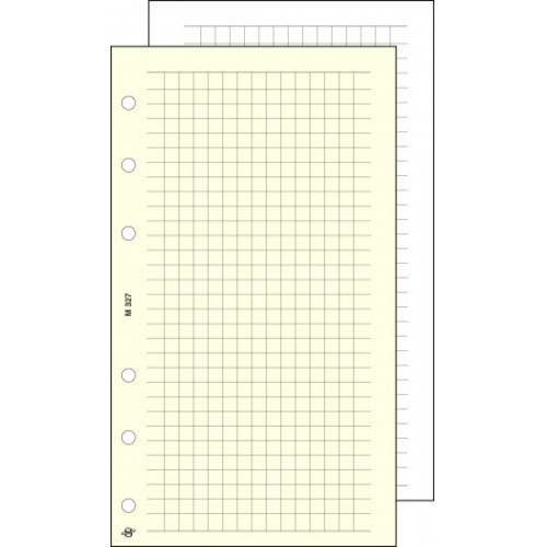 Kalendárium betét jegyzetlap S kockás Saturnus chamois