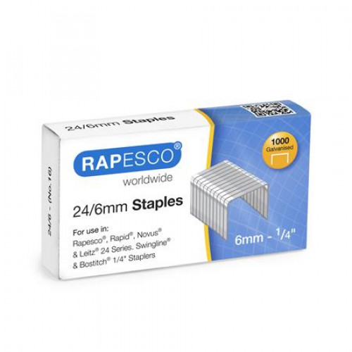 Tűzőkapocs 24/6 Rapesco