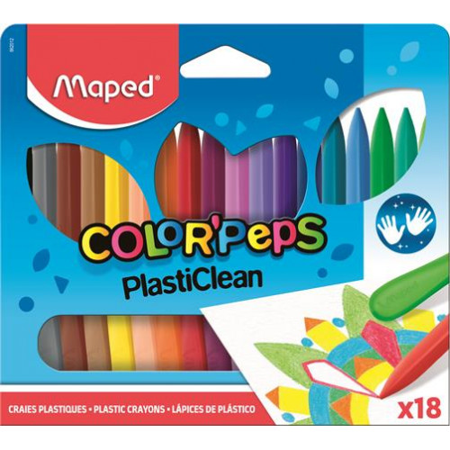 Zsírkréta Maped Color Peps 18 különböző szín
