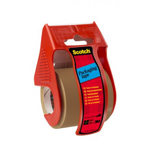 Csomagolószalag adagolón 48mmx20,3m 3M Scotch barna