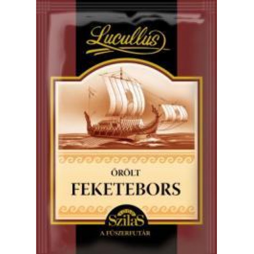 Fűszer őrölt feketebors Lucullus 20g