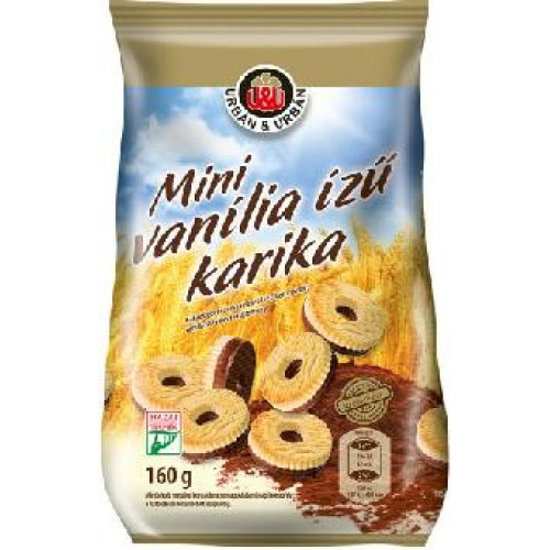 Mini vanilia ízű karika 160gr. Urbán