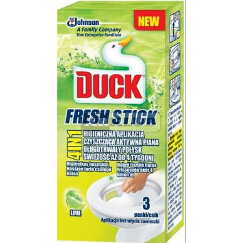 WC fertőtlenítő stick zselés csík Lime 27g Duck Fresh