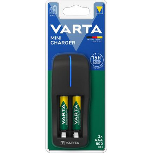 Elemtöltő AA ceruza/AAA mikro 2x800mAh AAA Varta Mini