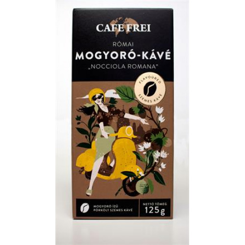 Kávé pörkölt szemes 125g Cafe Frei Római mogyoró