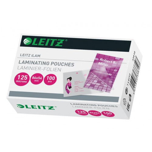 Leitz Meleglamináló fólia 125 mikron 54x86mm fényesiLam