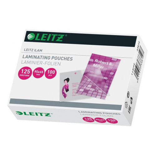 Leitz Meleglamináló fólia 125 mikron 65x95mm fényesiLam