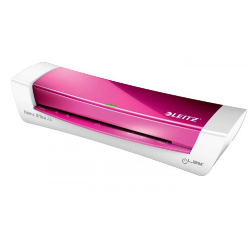 Laminálógép A4 80-125 mikron Leitz iLam Home Office rózsaszín