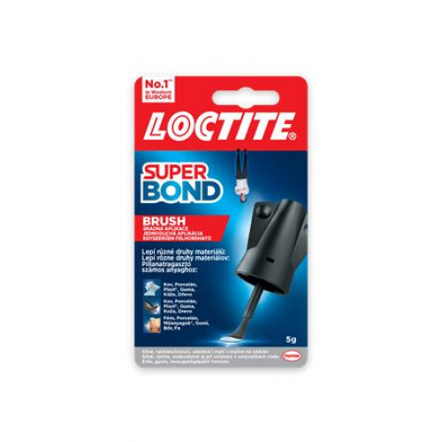 Pillanatragasztó ecsetes 5g Henkel Loctite Super Bond