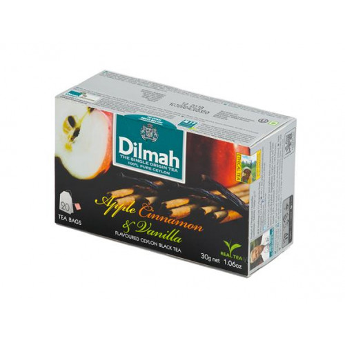 Fekete tea 20x1,5g Dilmah alma-fahéj-vanília