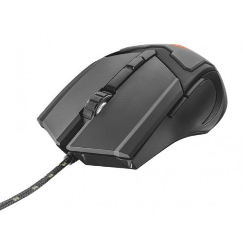 Egér vezetékes optikai USB gaming Trust GXT101 fekete