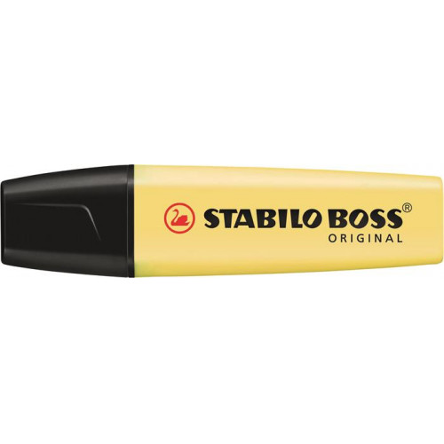 Szövegkiemelő 2-5mm Stabilo Boss pasztell vanília