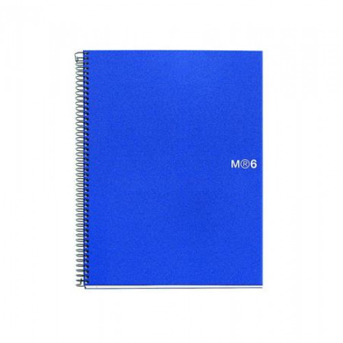 Spirálfüzet A4 vonalas 150 lap Note Book 6 vegyes szín Miquelrius