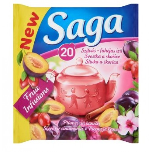 Gyümölcstea 20x1,8g Saga fahéjas szilva