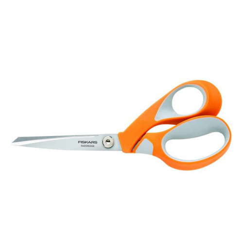 Olló általános 21cm Fiskars RazorEdge Softgrip narancssárga