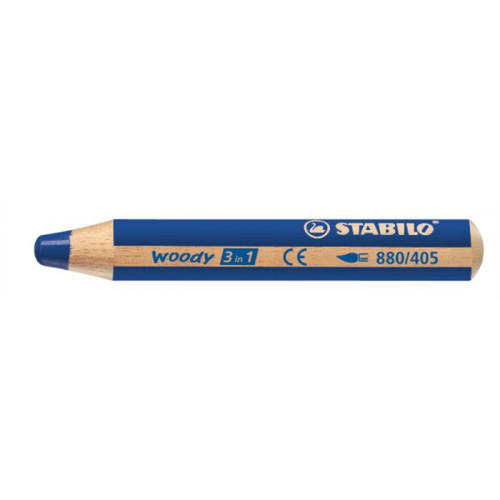 Színes ceruza kerek vastag Stabilo Woody ultramarine