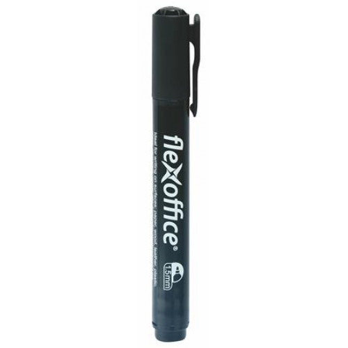 Alkoholos marker 1,5mm kúpos Flexoffice PM03 fekete