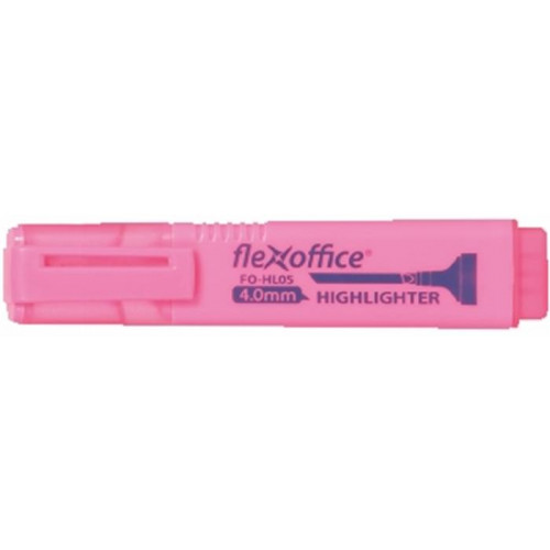 Szövegkiemelő 4,0mm Flexoffice HL05 rózsaszín