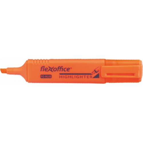 Szövegkiemelő 4,0mm Flexoffice HL05 narancssárga