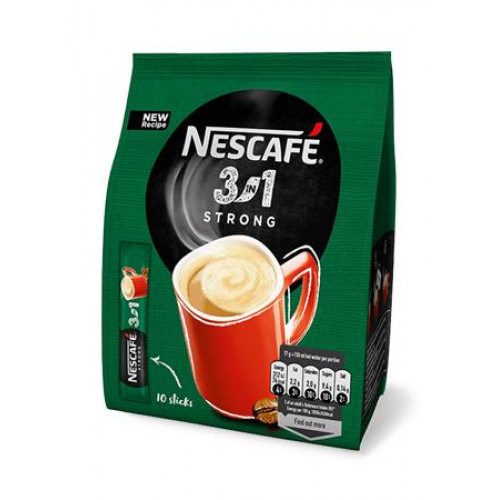 Instant kávé stick 10x17g Strong Nescafé 3in1