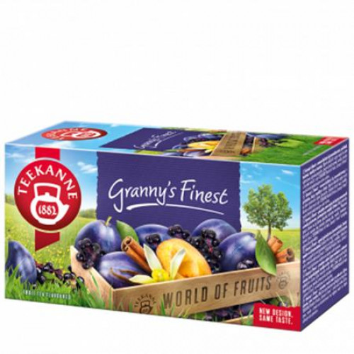 Gyümölcstea 20x2,5g Teekanne Granny Finest szilvás-fahéjas