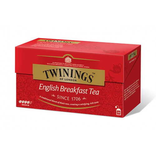 Fekete tea 25x2g Twinings English Breakfast