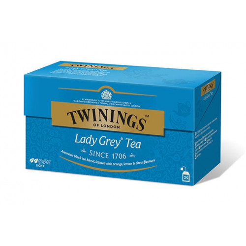 Fekete tea 25x2g Twinings Lady Grey