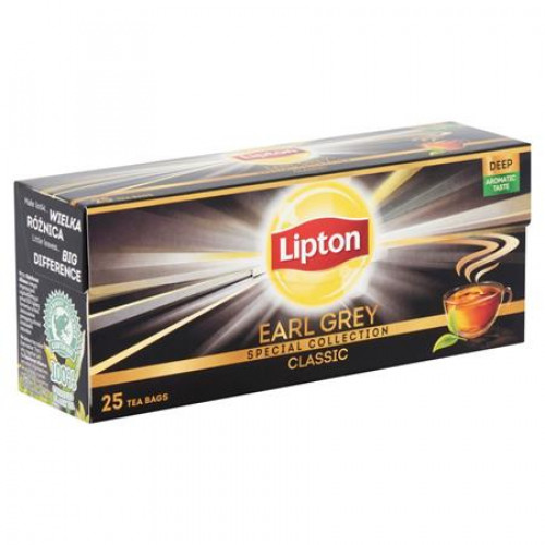 Fekete tea 25x1,5g. Lipton Earl Grey