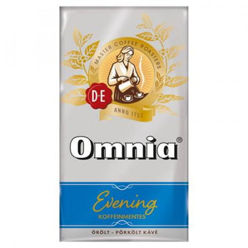 Kávé pörkölt őrölt 250g Douwe Egberts Omnia Evening Koffeinmentes