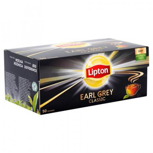 Fekete tea 50x1,5g Lipton Earl Grey