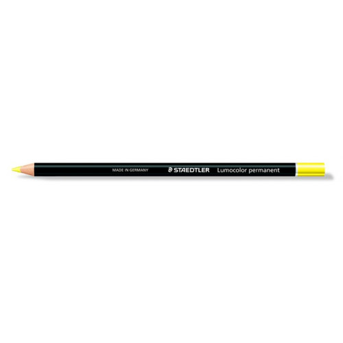 Színes ceruza henger alakú mindenre író (glasochrom) Staedtler Lumocolor 108 sárga