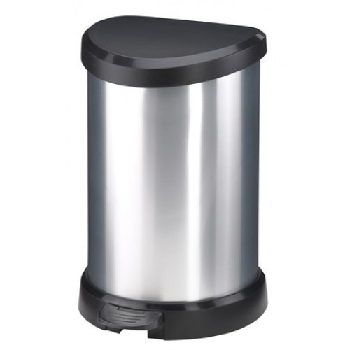 Curver Pedálos szemetes fémhatású 15l 