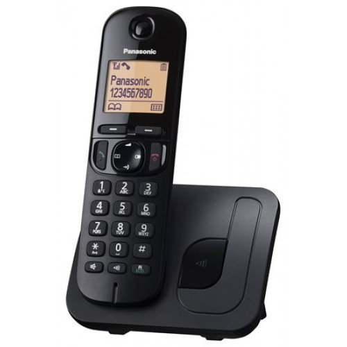 Telefon vezeték nélküli Panasonic KX-TGC210PDB DECT fekete