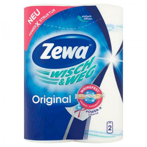 Zewa Háztartási papírtörlő 2 rétegű 45 lap 2 tekercsesWisch&Weg Klassik