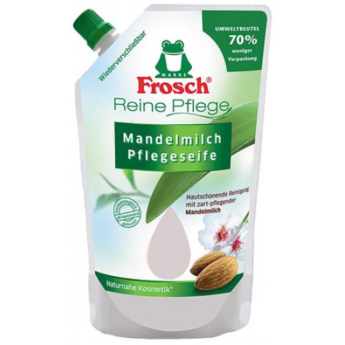 Folyékony szappan UTÁNTÖLTŐ 0,5L Frosch mandulatej
