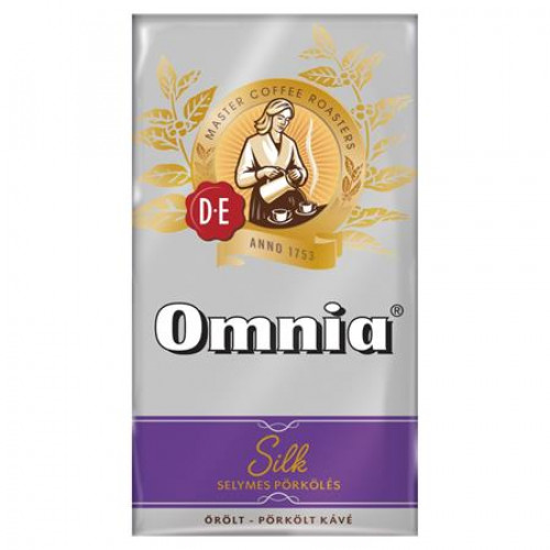 Kávé pörkölt őrölt 1000g Douwe Egberts Omnia SILK