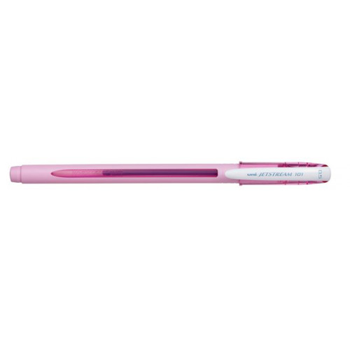 Golyóstoll 0,24mm kupakos Uni SX-101 Jetstream rózsaszín tolltest kék
