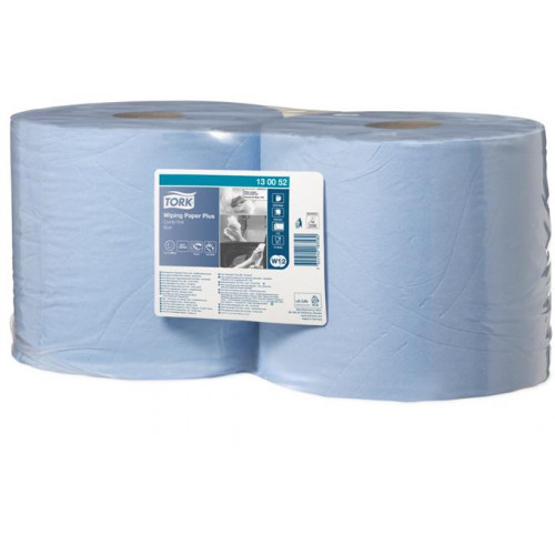 Tork Törlőpapír tekercses 2 rétegű 26,2cm W1/W2 rendszerPremium Plusz kék (130052)