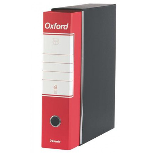 Tokos iratrendező 80mm A4 karton Esselte Oxford piros