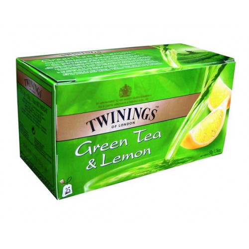 Zöldtea 25x1,6g Twinings citrom