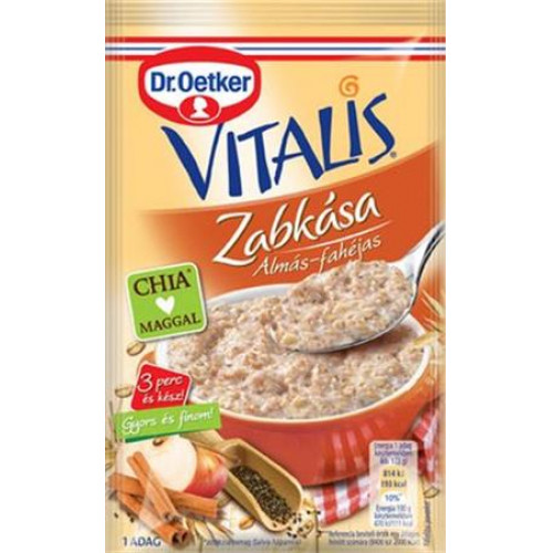 Zabkása 48g Dr Oetker Vitalis almás-fahéjas