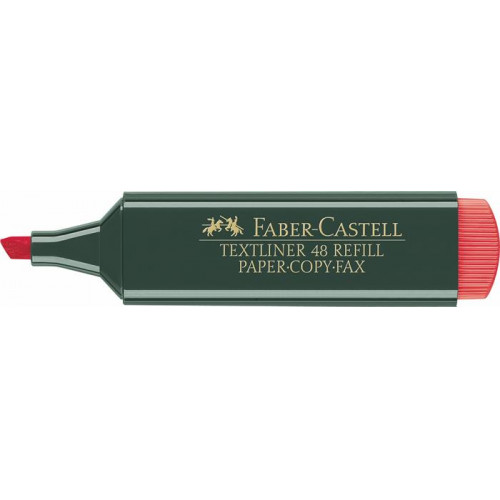 Szövegkiemelő 1-5mm Faber-Castell Textliner 48 piros