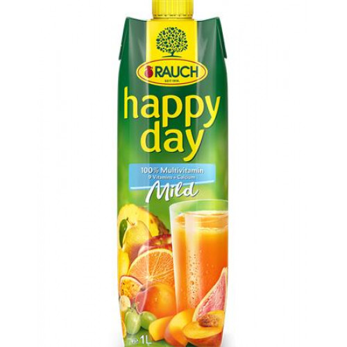 Gyümölcslé 100 1l Rauch Happy day multivitamin mild