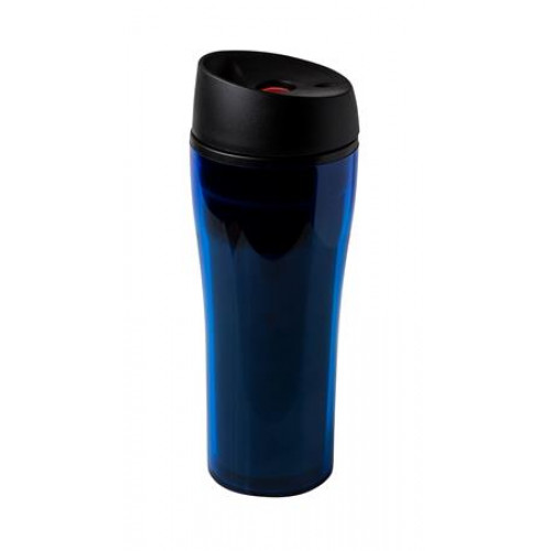 Coffee to Go thermo pohár nyomógombos színes műanyag 0,4l
