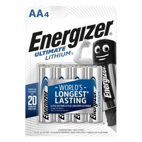 Elem AA ceruza 4db Energizer Lítium Ultimate Lithium