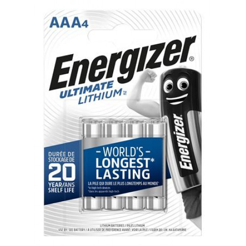 Elem AAA mikro 4db Energizer Lítium Ultimate Lithium