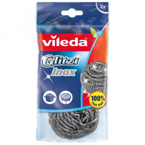 Inox fémsúroló 2db Vileda